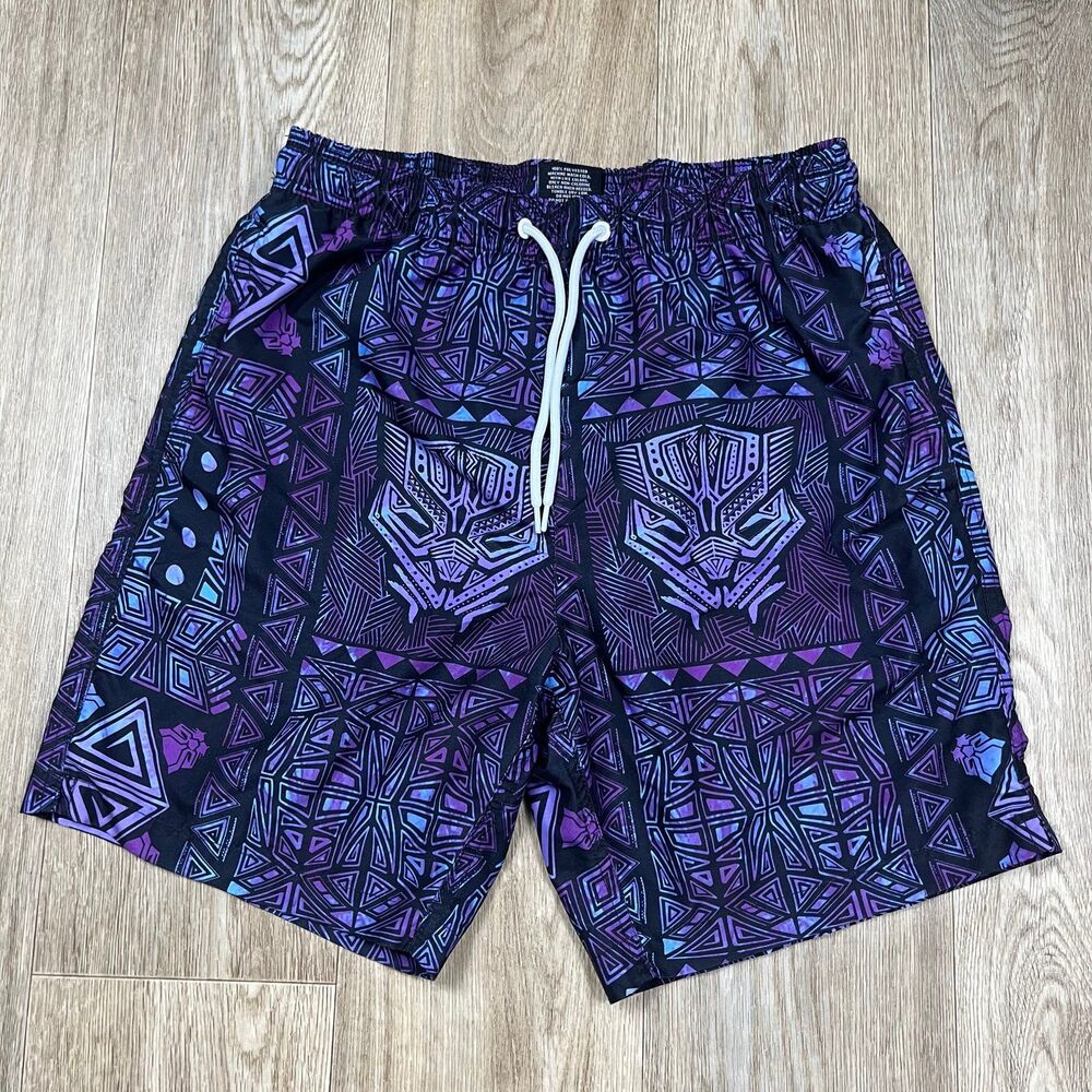 Marvel Black Panther Swim Shorts Men’s Small